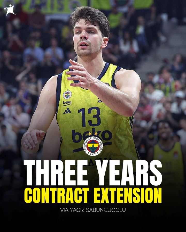 留在欧洲!2023年56号秀拒绝灰熊报价 与卫冕冠军费内巴切续约3年